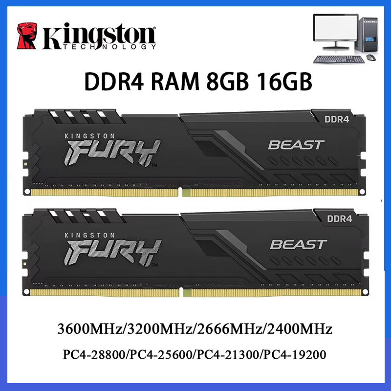 Ddr4 3200 16Gb - Оперативная память DDR4 Kingston BEAST 3200