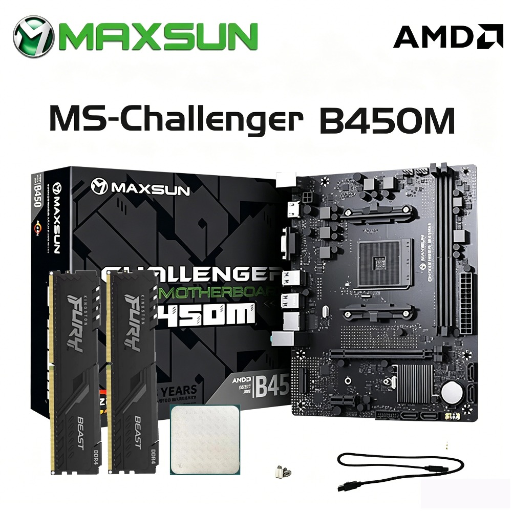 Ddr4 3200Mhz - Комплект для гейминга: Материнская плата Maxsun