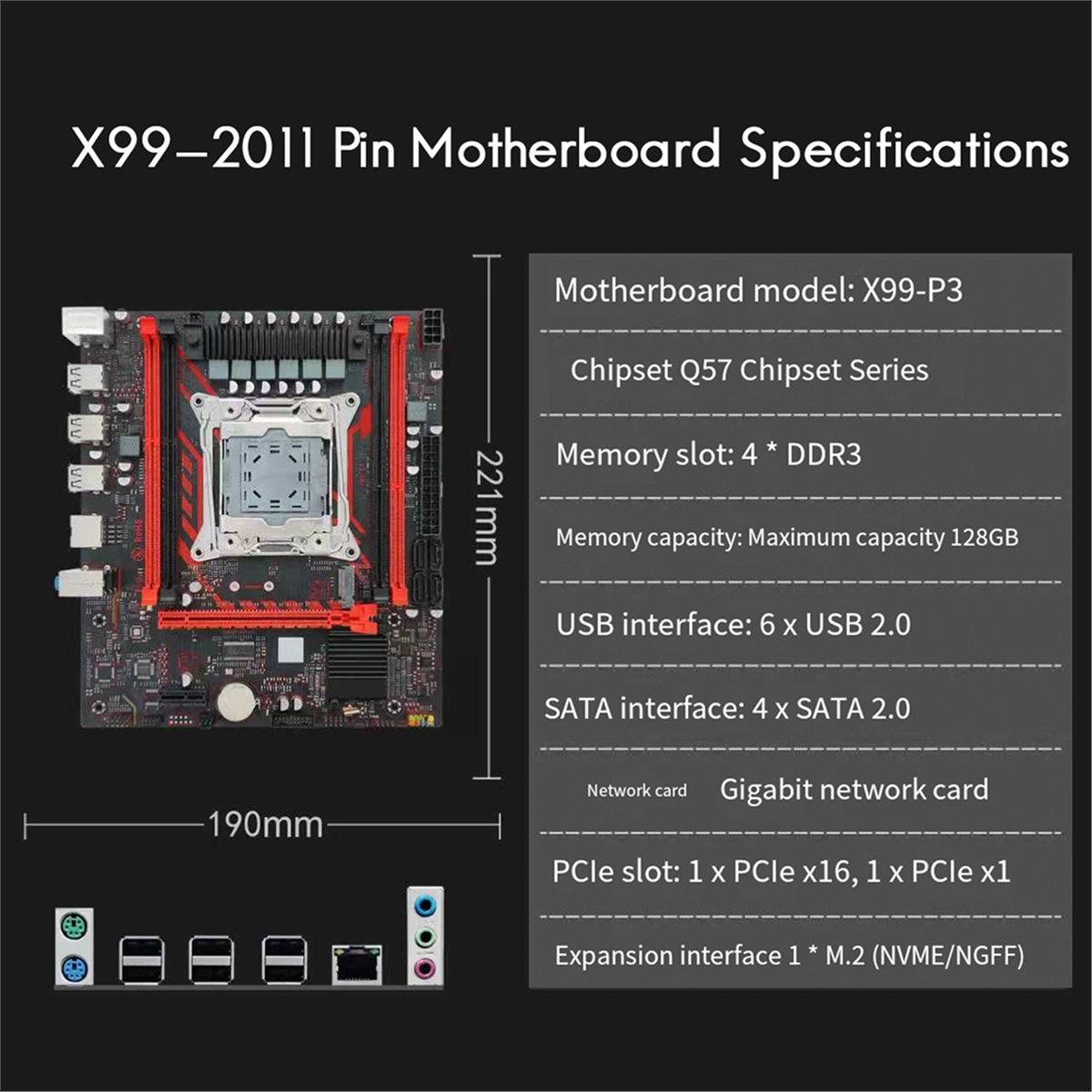 (A01R) Материнская плата X99 P – обзор и цена Ddr3 Ram
